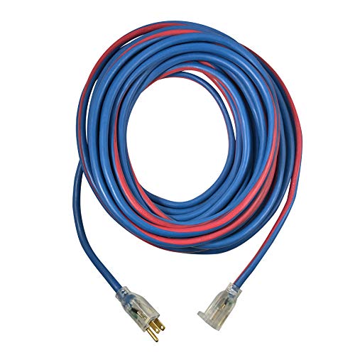 US Wire and Cable 98050 Extension Cord, 50ft, Multicolored