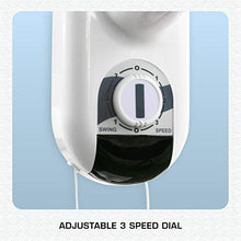 Load image into Gallery viewer, Hurricane Wall Mount Fan 16 Inch, Classic Series, 90 Degree Oscillation 3 Speed Settings, Adjustable Tilt-ETL Listed, 16-Inch, White