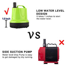 Load image into Gallery viewer, FREESEA 1100 GPH 100W Submersible Water Pump for Pond Aquarium Hydroponics Fish Tank Fountain Waterfall