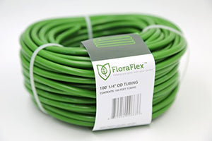 FloraFlex 100-ft. 1/4" OD 3/16" ID Tubing, Green