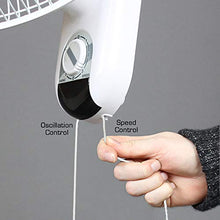 Load image into Gallery viewer, Hurricane Wall Mount Fan 16 Inch, Classic Series, 90 Degree Oscillation 3 Speed Settings, Adjustable Tilt-ETL Listed, 16-Inch, White