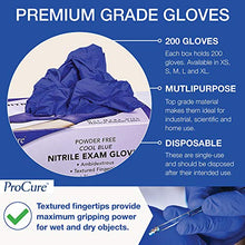Load image into Gallery viewer, Disposable Nitrile Gloves - Medium, 200 Count