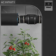 Load image into Gallery viewer, AC Infinity CLOUDLINE T8, Quiet 8” Inline Duct Fan with Temperature Humidity Controller - Ventilation Exhaust Fan for Heating Cooling Booster, Grow Tents, Hydroponics