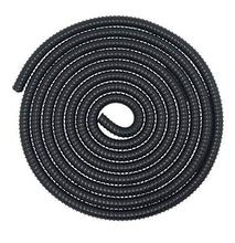 Load image into Gallery viewer, Corrugated Pond Tubing 3/4 Inches ID Aquarium Hose Waterfall Pond Hose PVC Tubing 20 Feet, Black
