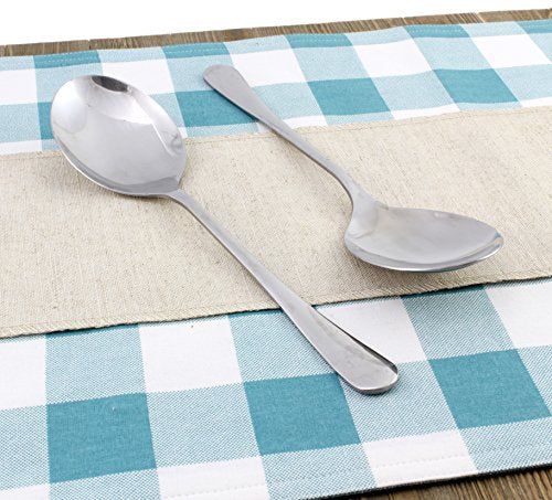 Stainless Steel X-Large Serving Spoons (2-Pack) 