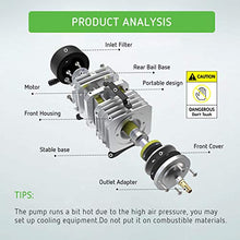 Load image into Gallery viewer, VIVOSUN Air Pump 1110 GPH 8 Outlet 50W 70L/min Commercial Air Pump