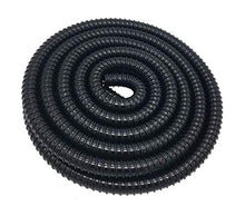 Load image into Gallery viewer, Corrugated Pond Tubing 3/4 Inches ID Aquarium Hose Waterfall Pond Hose PVC Tubing 20 Feet, Black