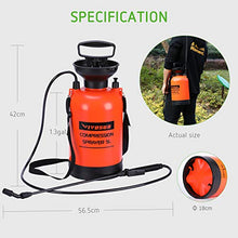 Load image into Gallery viewer, VIVOSUN 1.3 Gallon Pump Pressure Sprayer