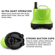 Load image into Gallery viewer, FREESEA 1100 GPH 100W Submersible Water Pump for Pond Aquarium Hydroponics Fish Tank Fountain Waterfall