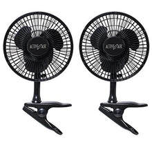 Load image into Gallery viewer, Active Air 5W Brushless Motor 6-Inch Clip On Fan (2 Pack)
