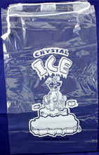 Load image into Gallery viewer, 10 lb. Drawstring Ice Bags 100 Pack Heavy-Duty, Puncture-Resistant EVA