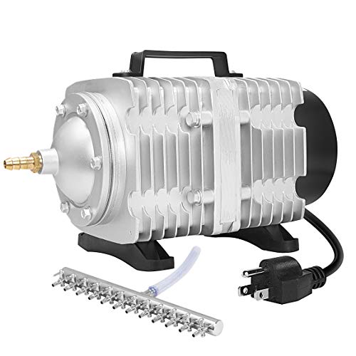 VIVOSUN Air Pump 1110 GPH 8 Outlet 50W 70L/min Commercial Air Pump