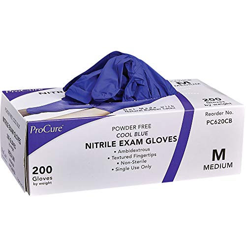 Disposable Nitrile Gloves - Medium, 200 Count