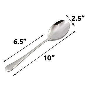 Stainless Steel X-Large Serving Spoons (2-Pack)
