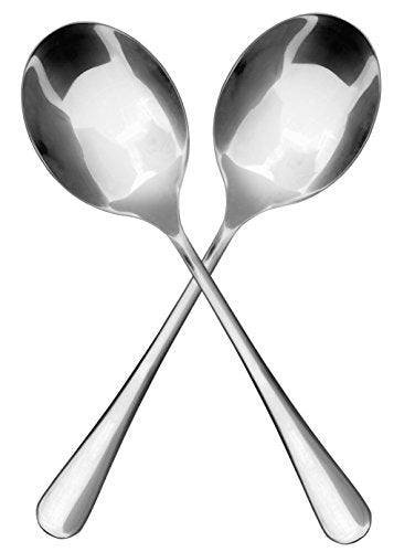 Stainless Steel X-Large Serving Spoons (2-Pack)