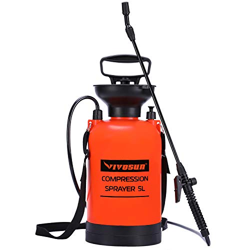 VIVOSUN 1.3 Gallon Pump Pressure Sprayer