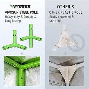 VIVOSUN 48"x48"x80" Mylar Hydroponic Grow Tent