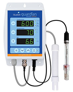 Bluelab MONGUACON Guardian Monitor Connect for pH, Temperature, and Conductivity Measures, Easy Calibration and Data Logging (Connect Stick not Included)