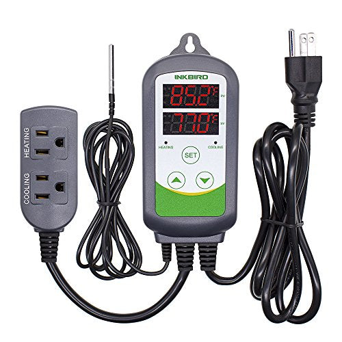 Inkbird Digital Temperature Controller w/ Dual Stage Outlet