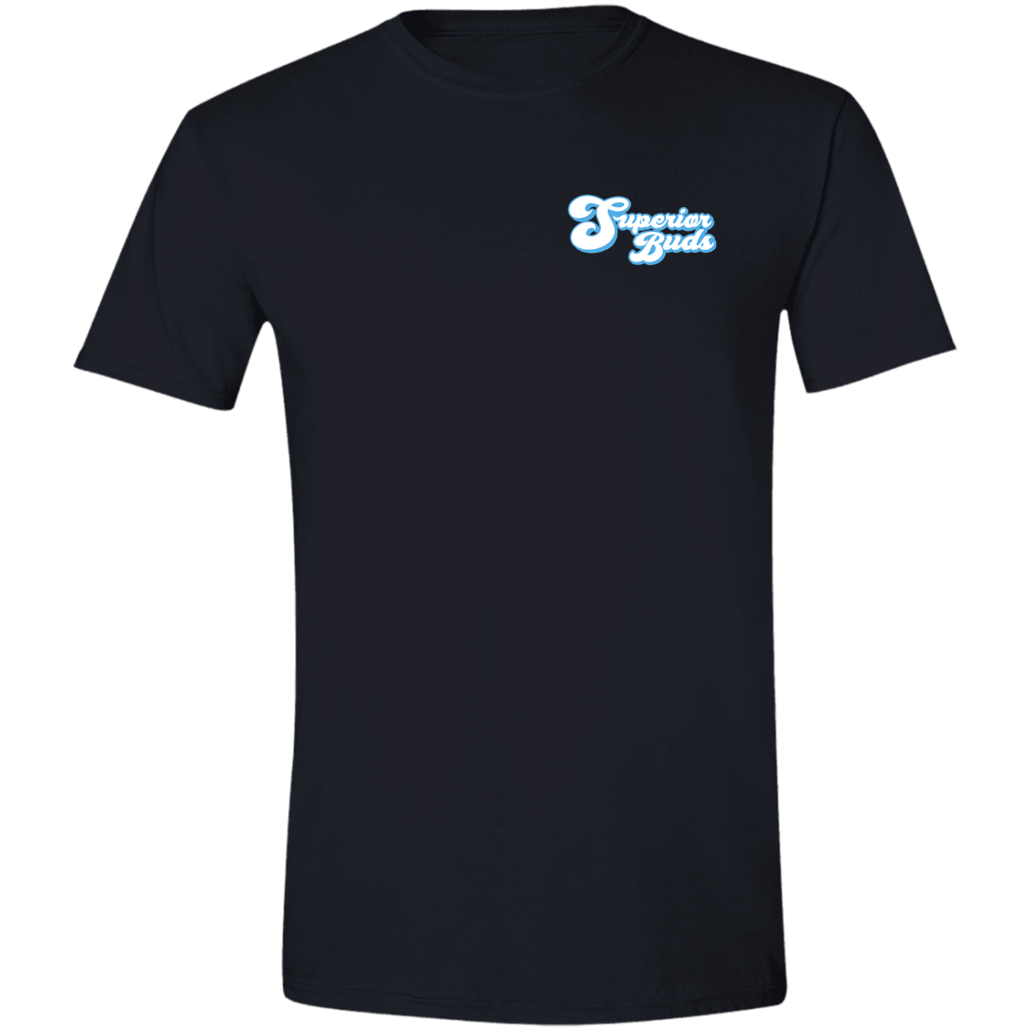 4.5 oz Front/Back Logo T-Shirt – Softstyle SuperiorBuds