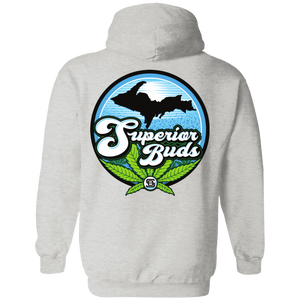 8 oz Front/Back Logo Pullover Hoodie